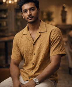 Popcorn Drop Shoulder Shirt | ওভারসাইজড স্ট্রিটওয়্যার শার্ট