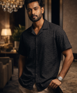 Popcorn Drop Shoulder Shirt | ওভারসাইজড স্ট্রিটওয়্যার শার্ট